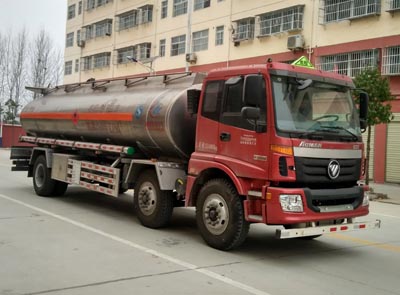 福田25方铝合金运油车