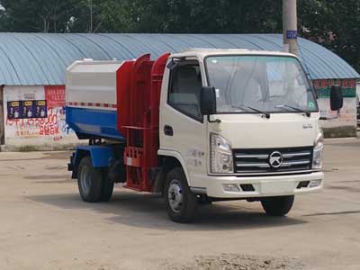 凯马蓝牌挂桶式垃圾车