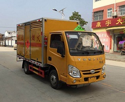 跃进蓝牌易燃气体厢式运输车