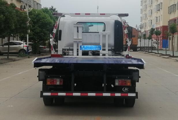 五十铃KV100一拖二清障车(蓝牌）