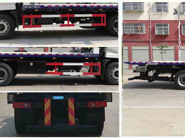 东风天锦一拖二清障车